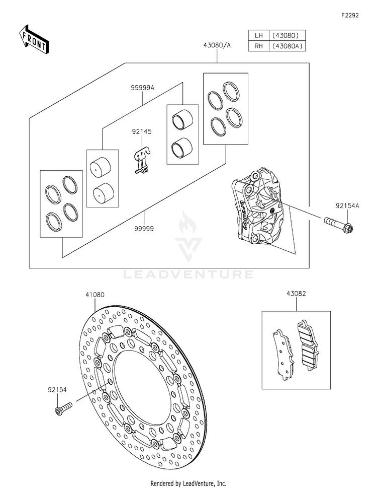 Front Brake Schematic