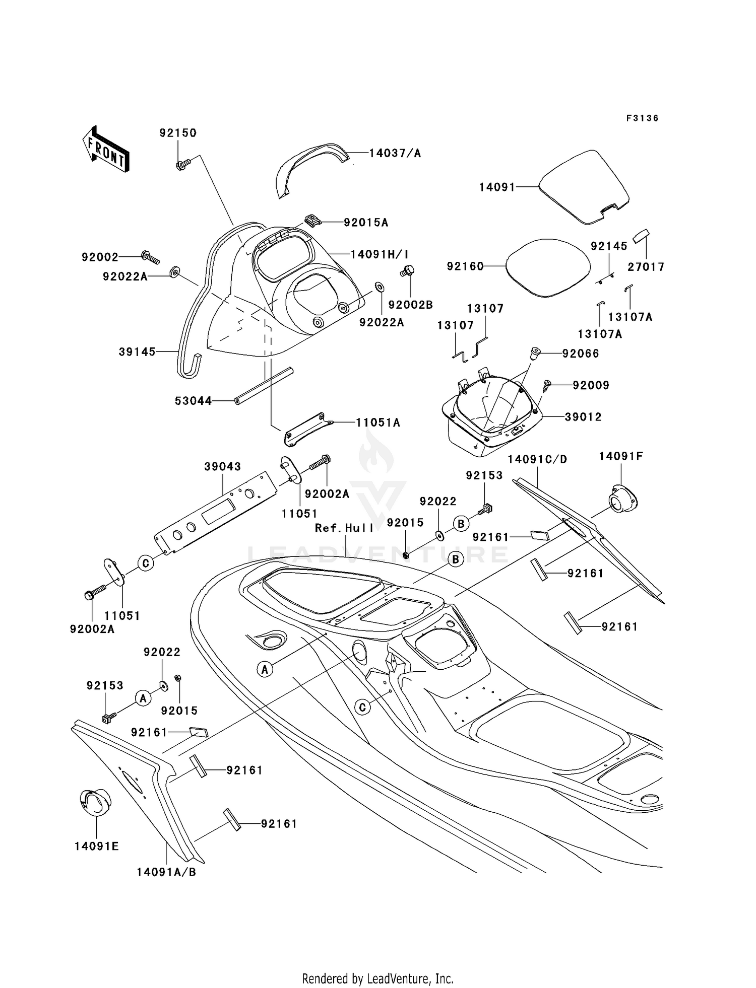 HULL MIDDLE FITTINGS