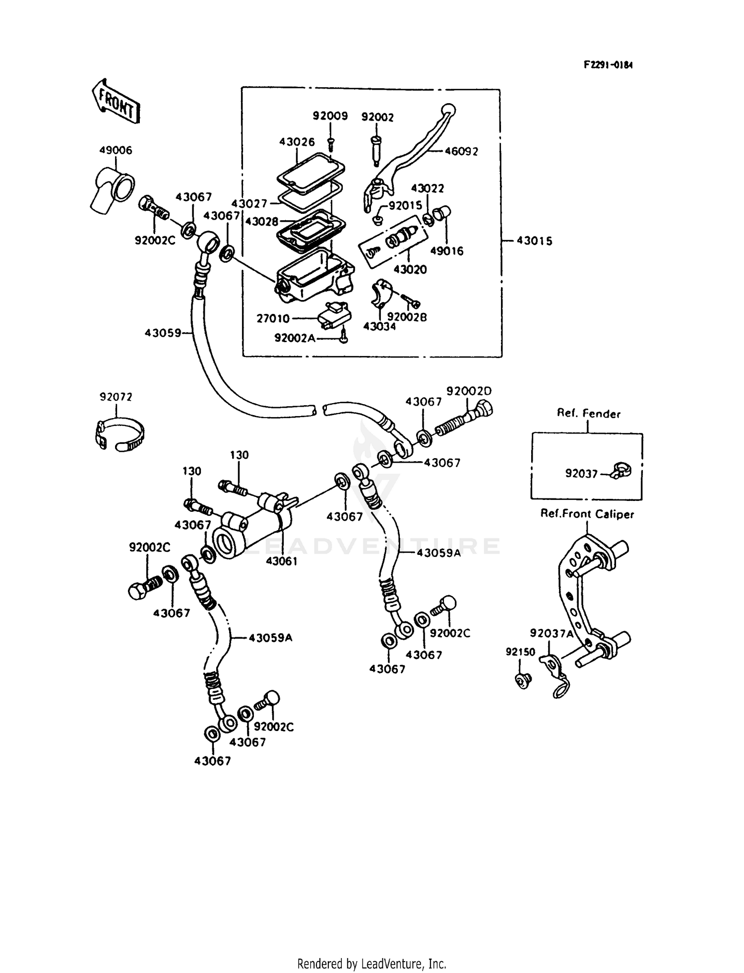 FRONT MASTER CYLINDER