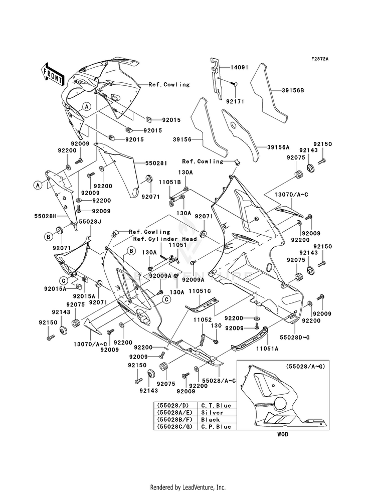 Cowling Lowers (B3/B4) Schematic