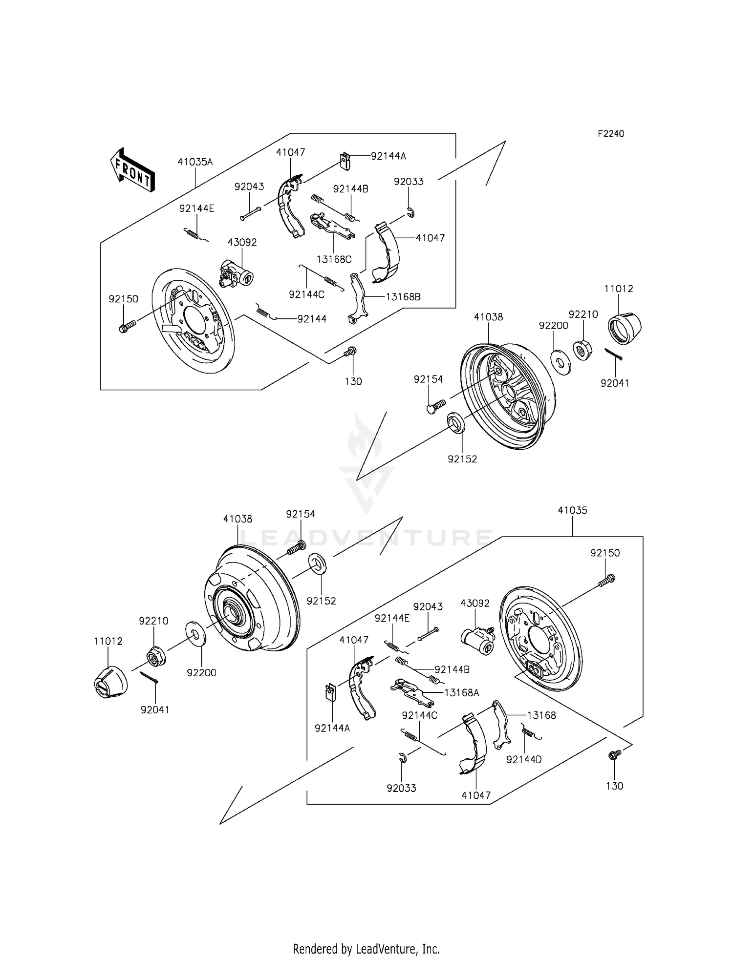 REAR HUBS/BRAKES