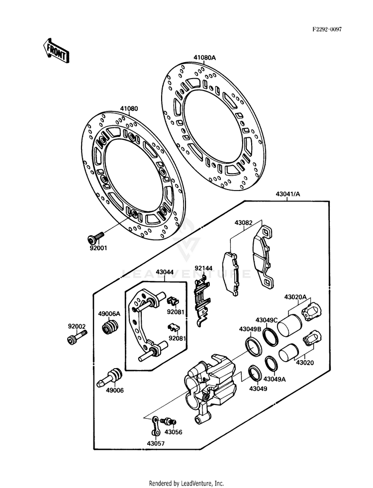Front Brake Schematic