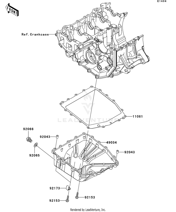 Oil Pan Schematic