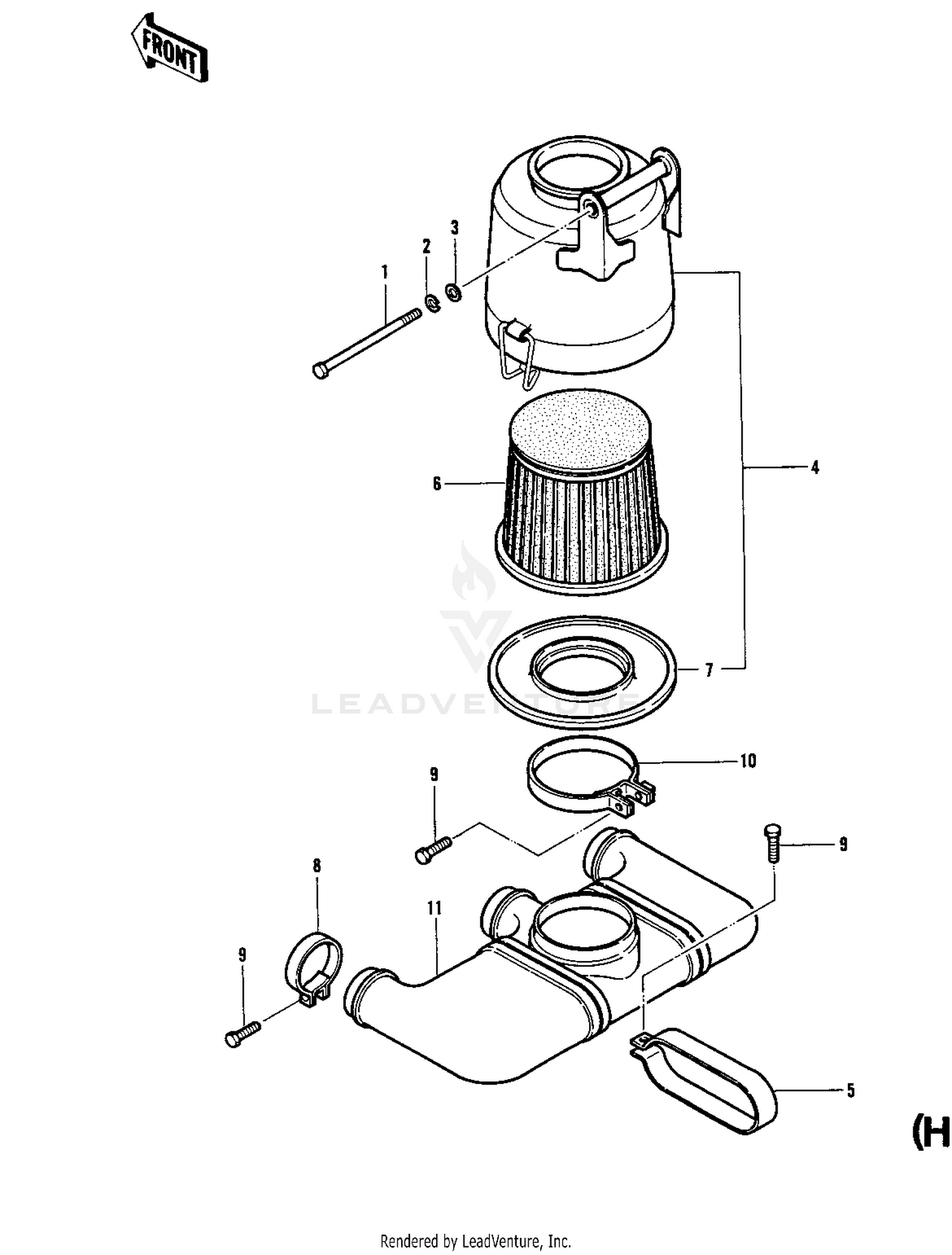 AIR CLEANER (H1/A/C)