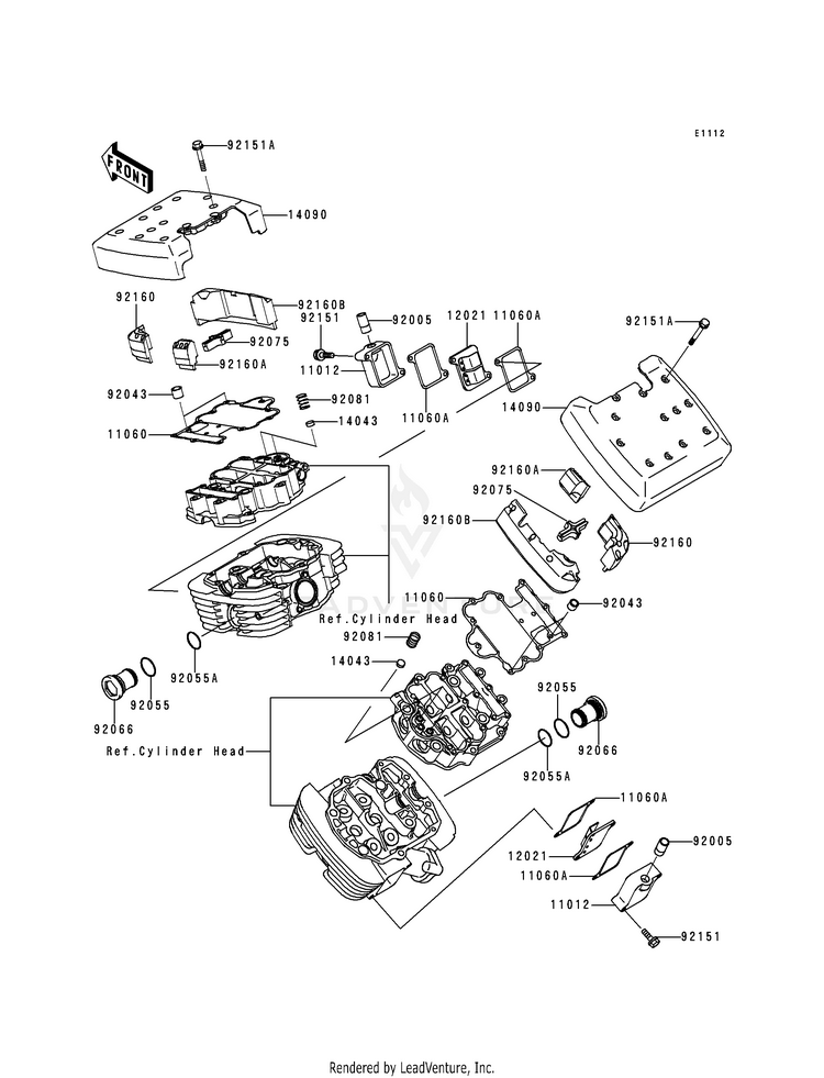 Cylinder Head Cover Schematic