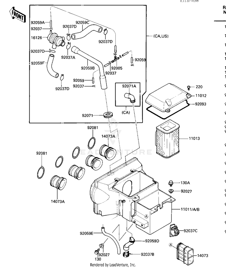 Air Cleaner Schematic