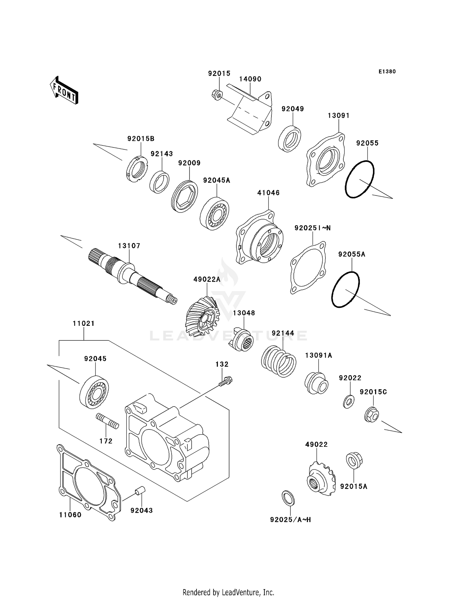 BEVEL GEAR CASE