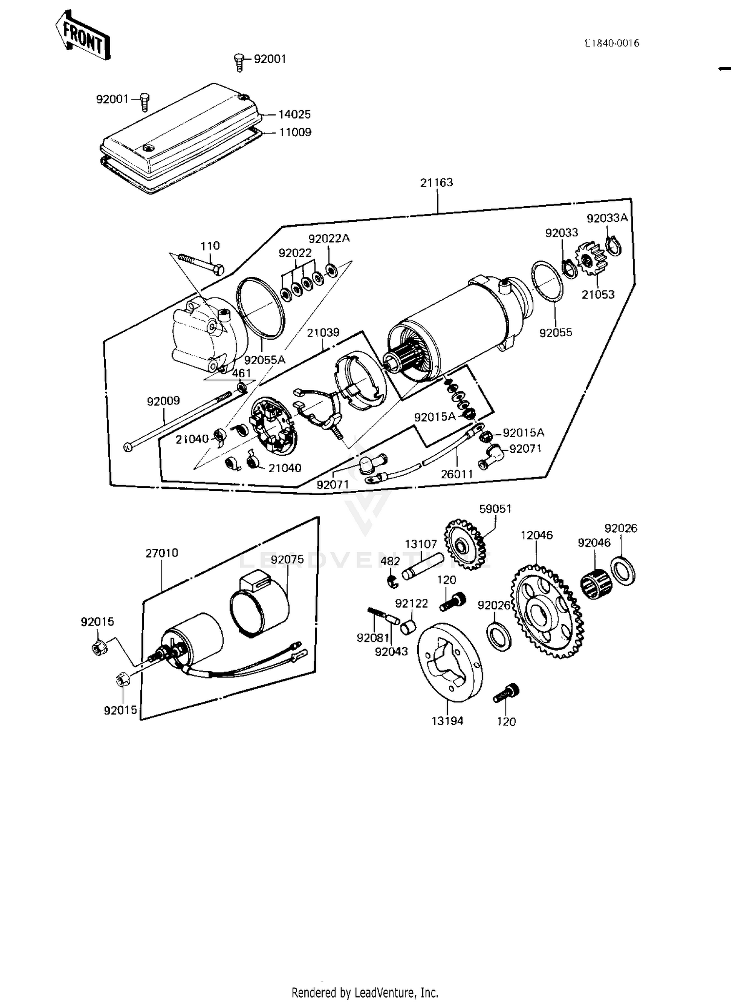 STARTER MOTOR/STARTER CLUTCH