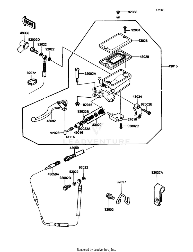 Clutch Master Cylinder Schematic