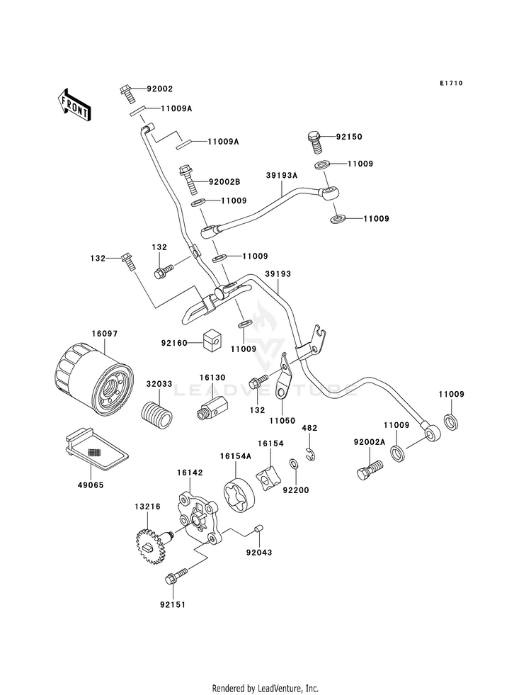 Oil Pump/Oil Filter Schematic