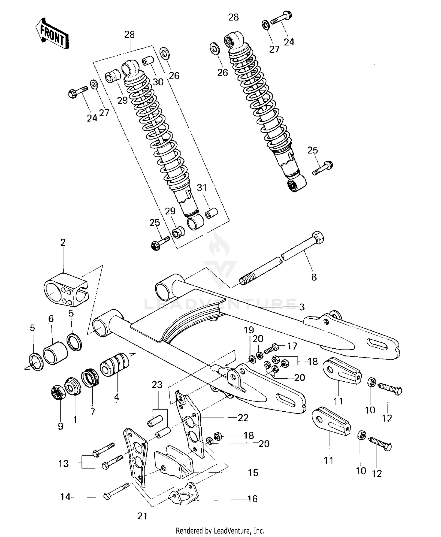 SWING ARM/SHOCK ABSORBERS