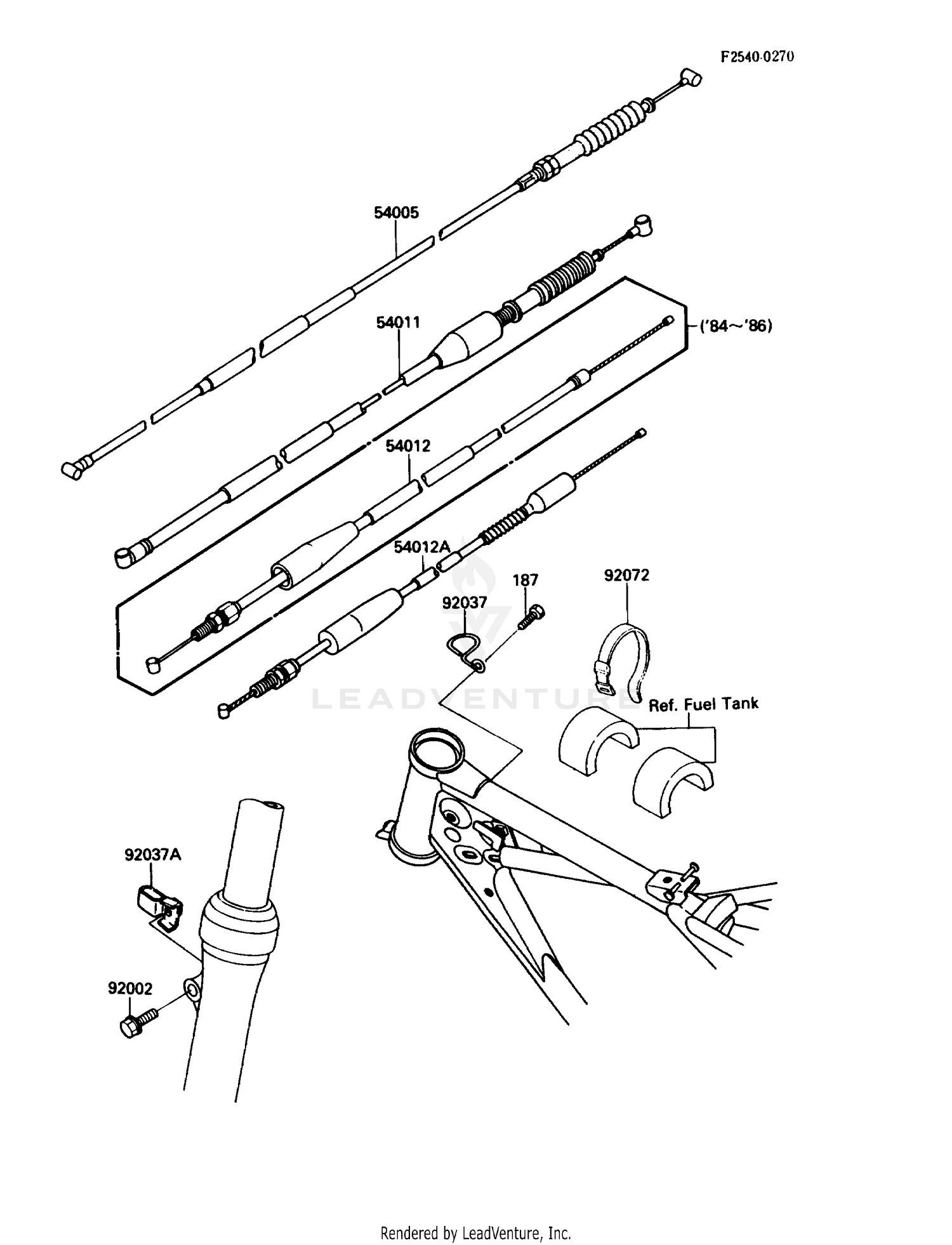 54005-1046 CABLE-BRAKE