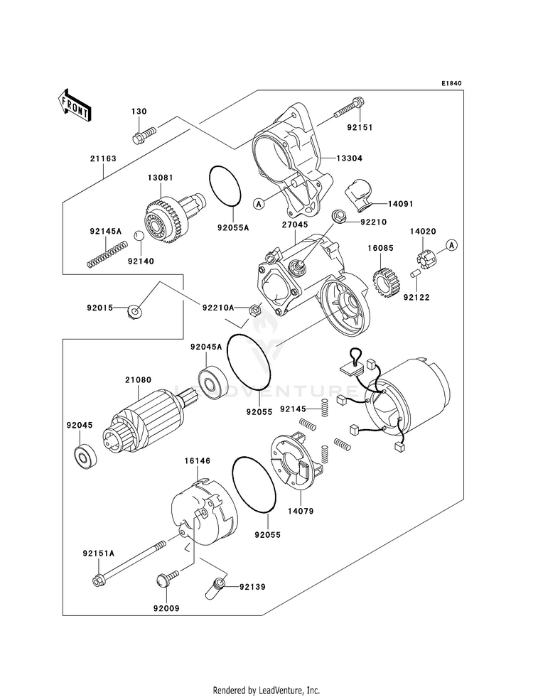 Starter Motor Schematic