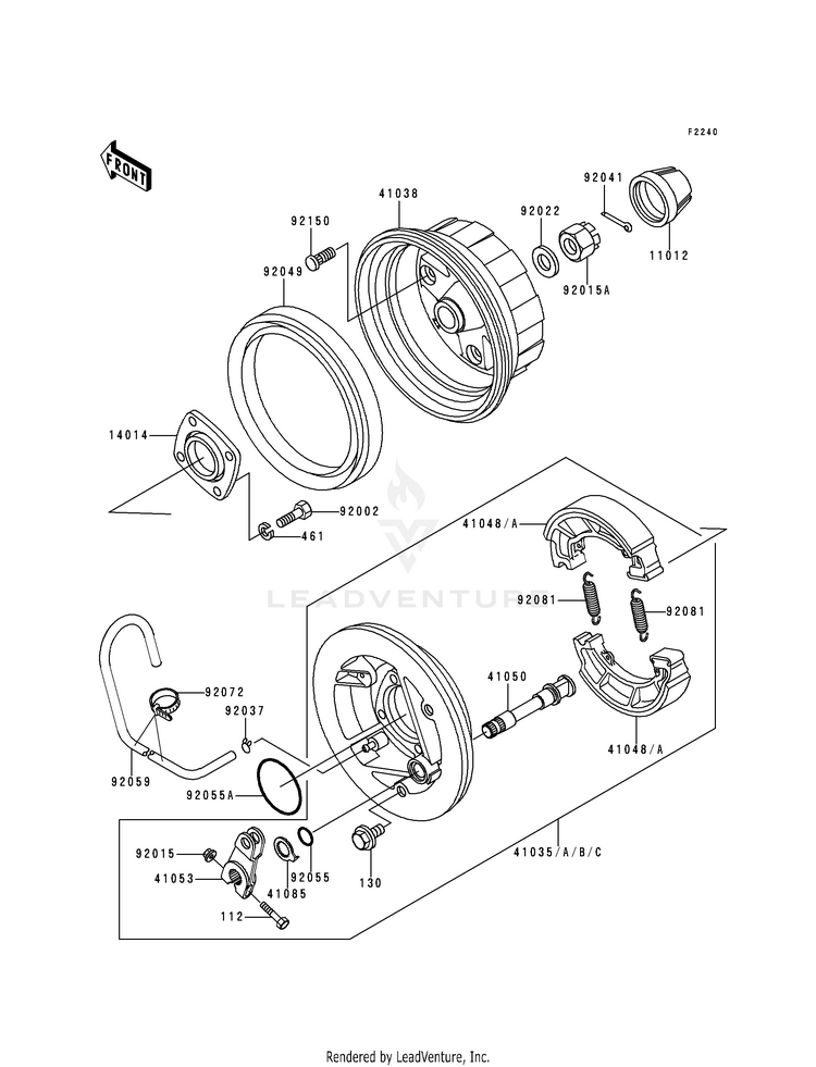 Rear Hub Schematic