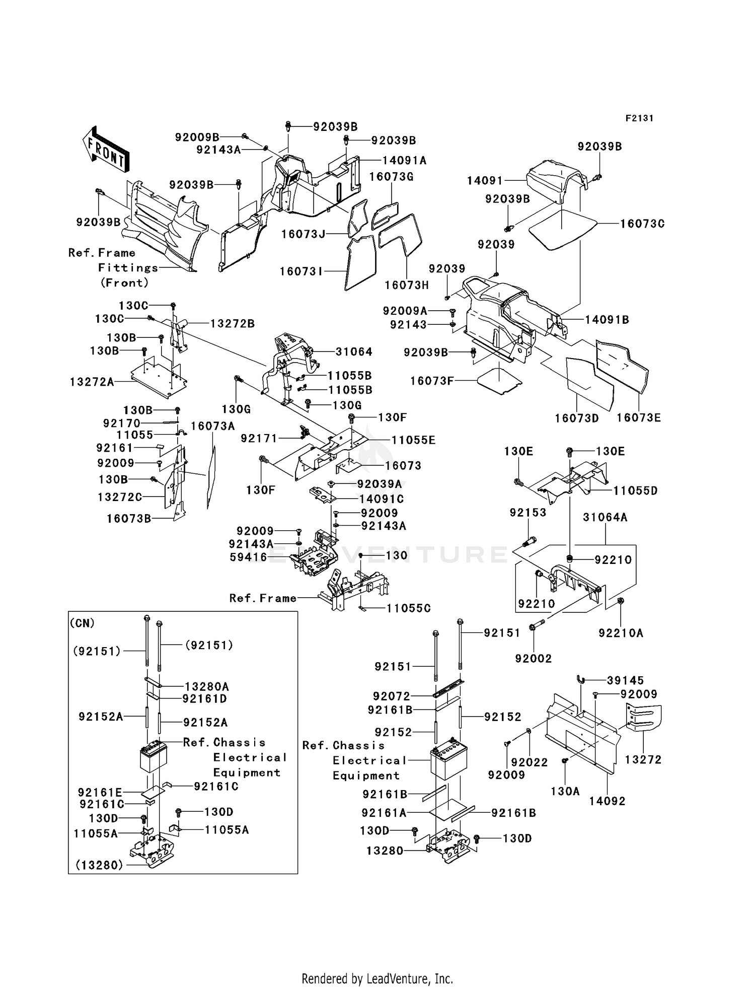 FRAME FITTINGS (REAR)
