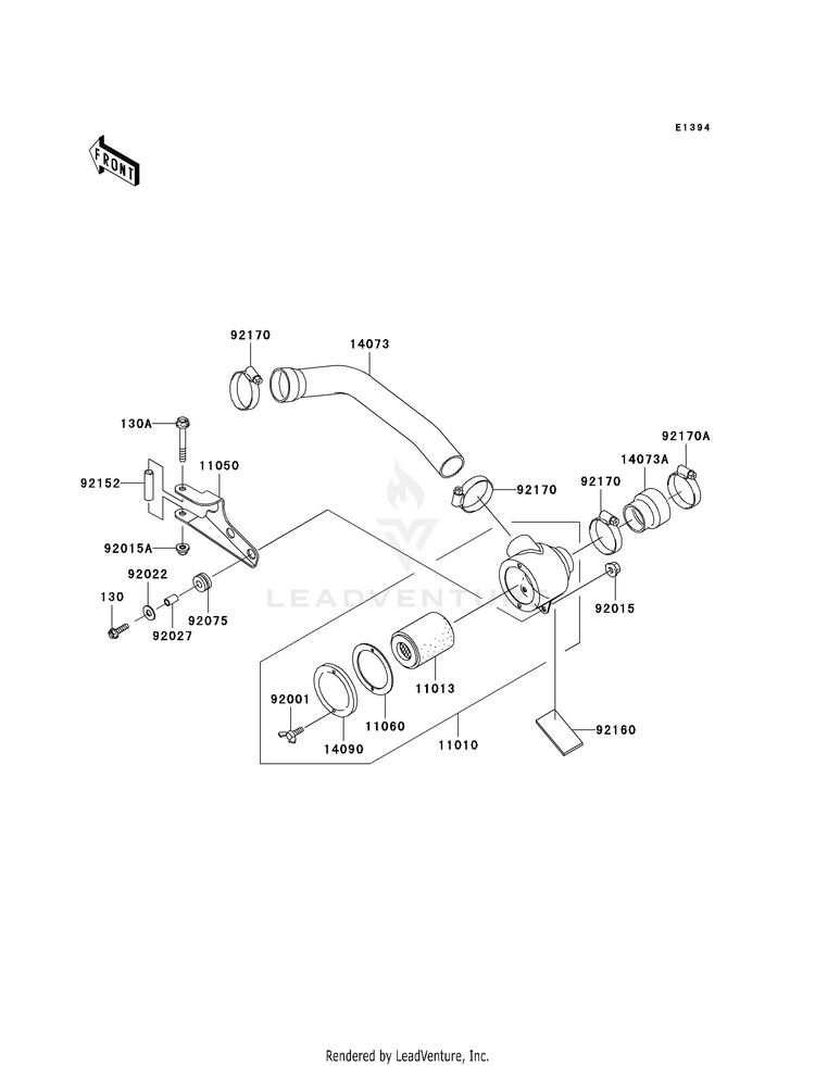 Air Cleaner-Belt Converter Schematic
