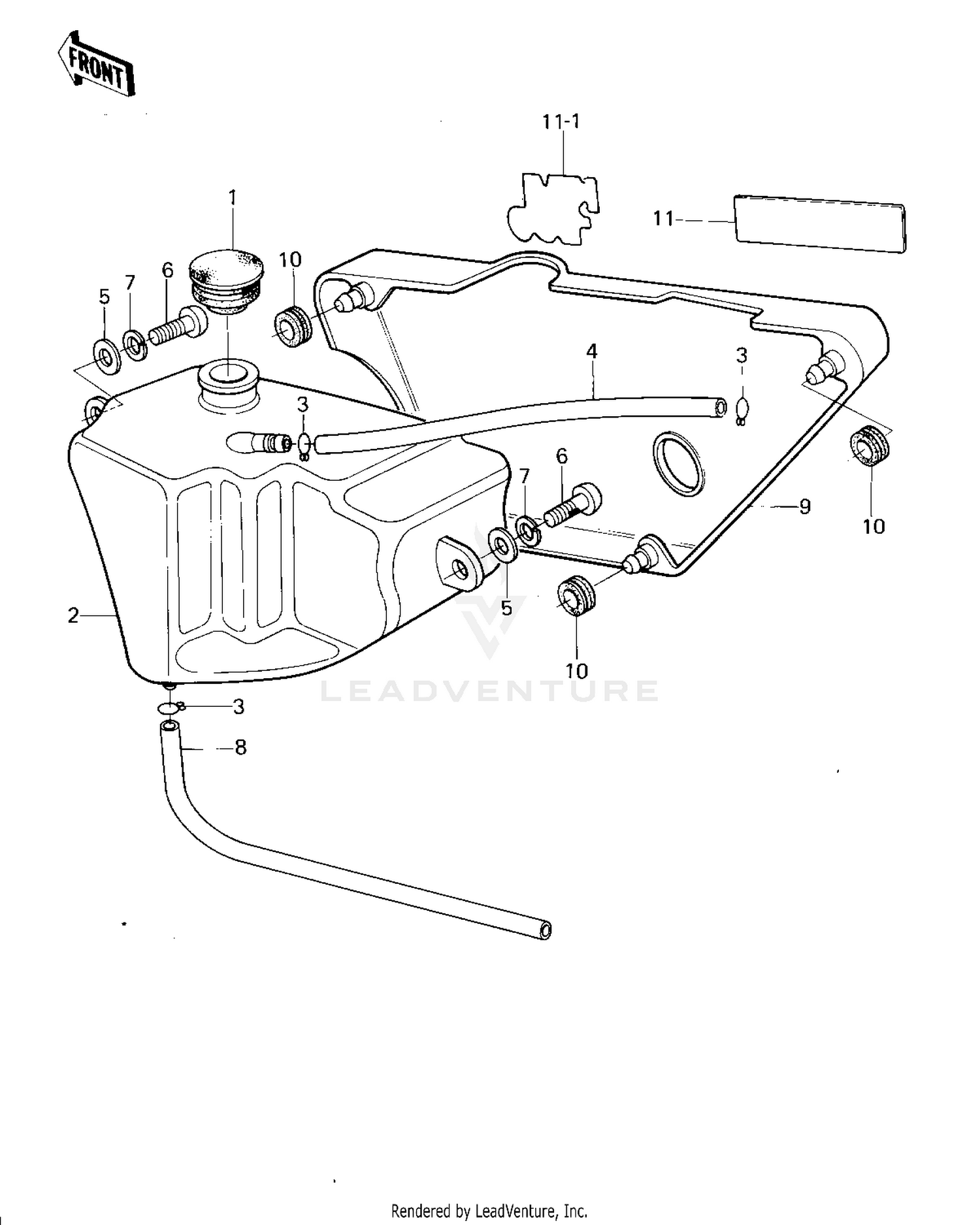 SIDE COVER/OIL TANK (KM100-A1-A4)
