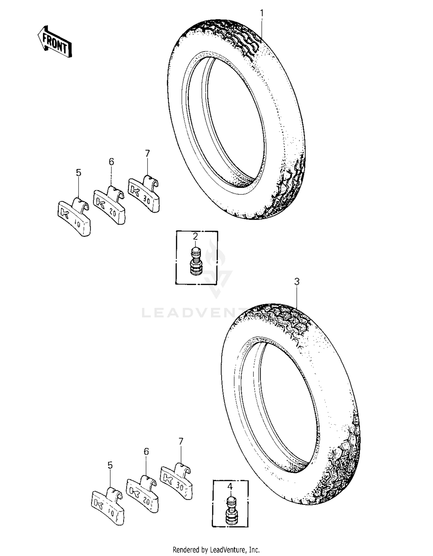 TIRES ('80 KZY 50-E1)
