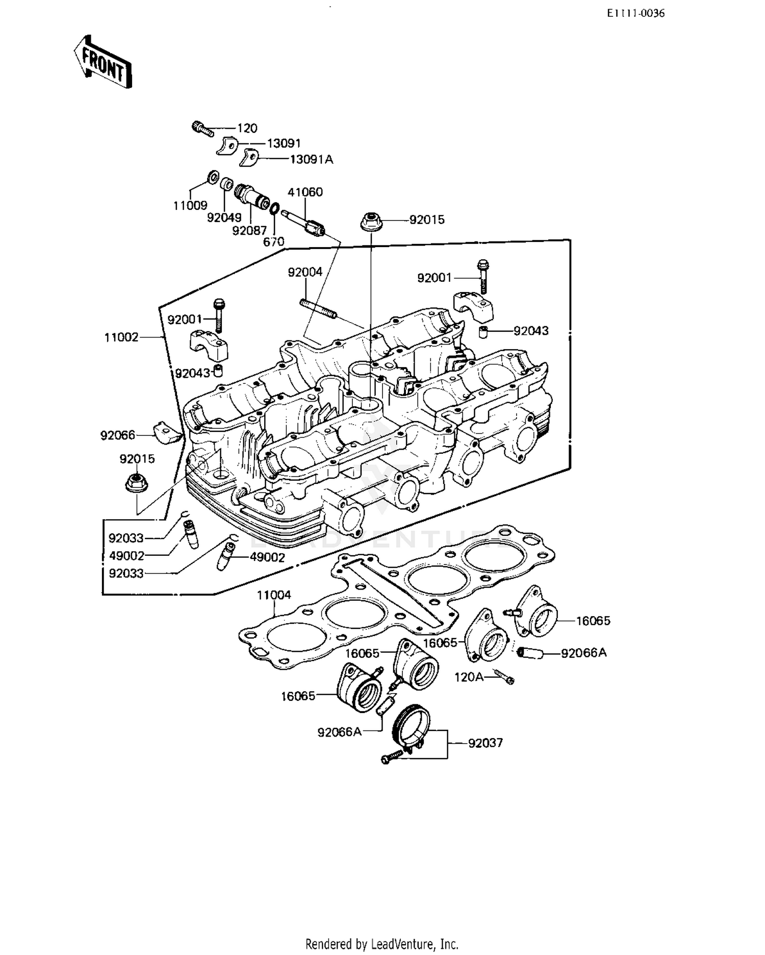 CYLINDER HEAD ('82-'83 C3/C4)
