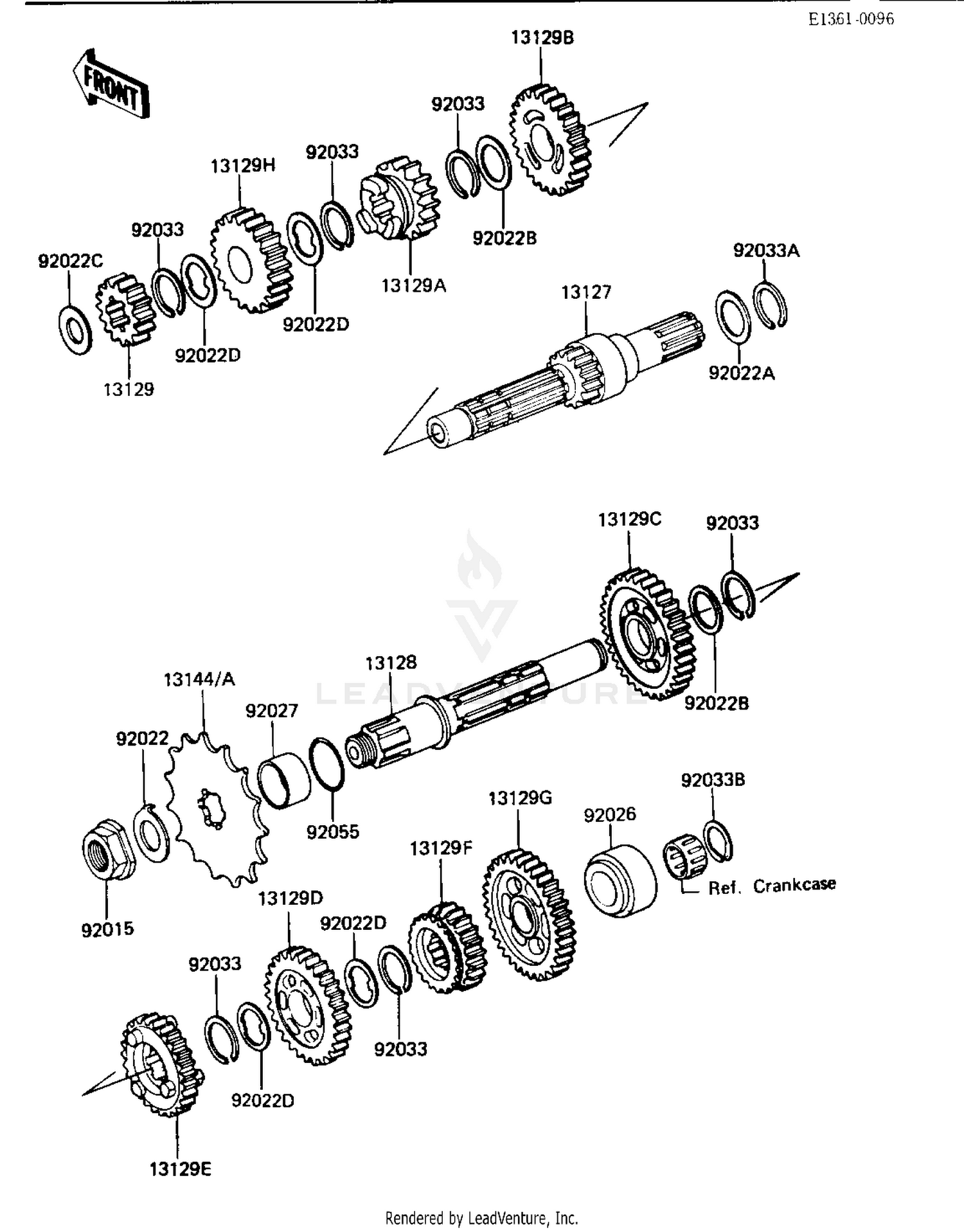 TRANSMISSION ('84 KLT200-C2)
