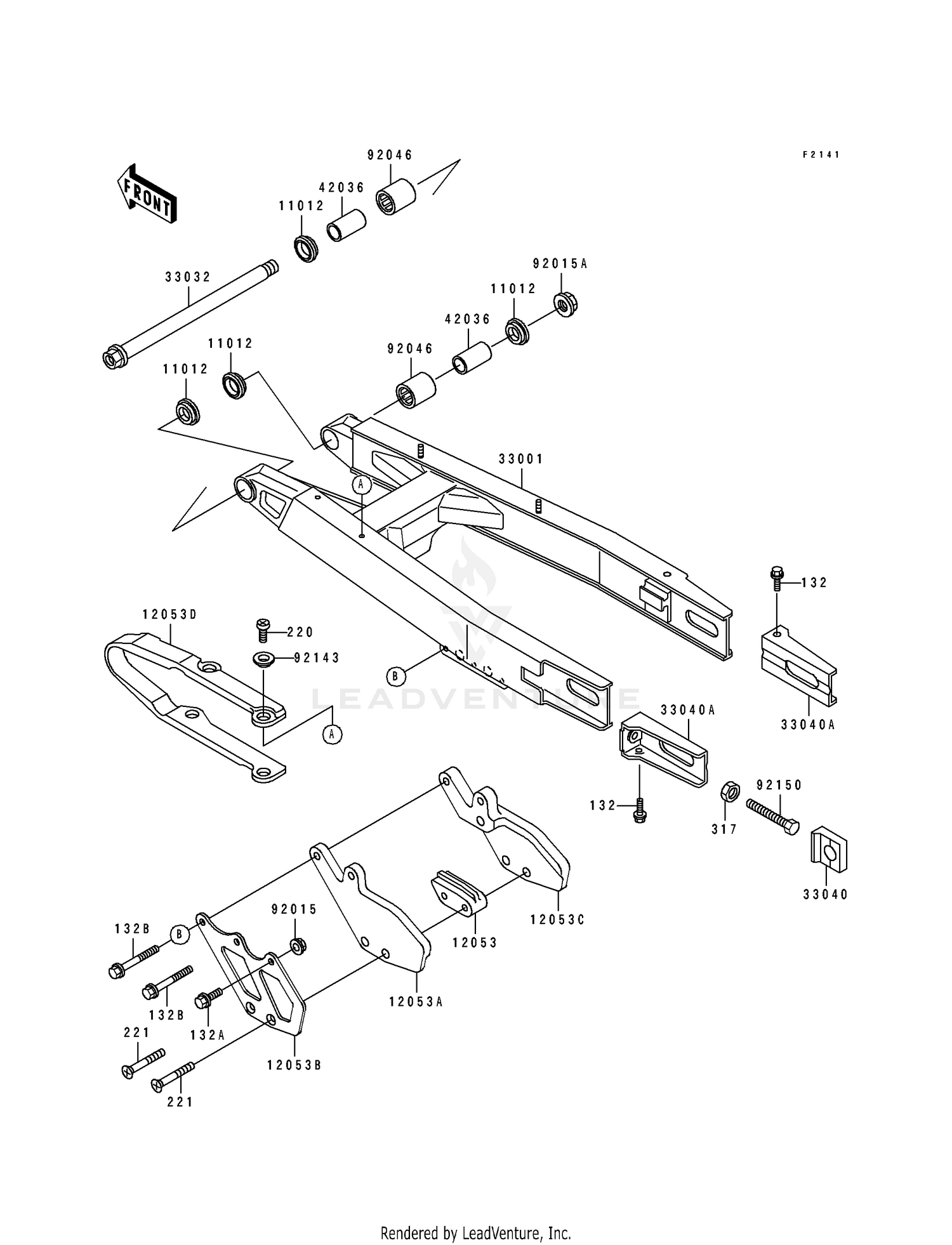 SWING ARM (KX500-E1)