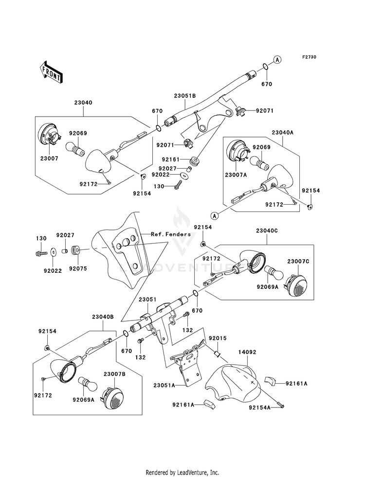 Turn Signals (E9f-Ebf) Schematic