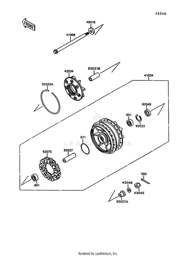 Rear Wheel/Chain Schematic
