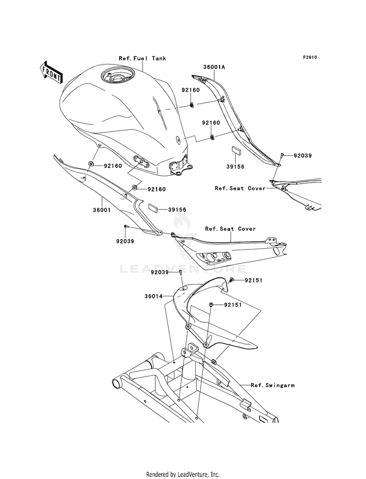 Side Covers/Chain Cover Schematic