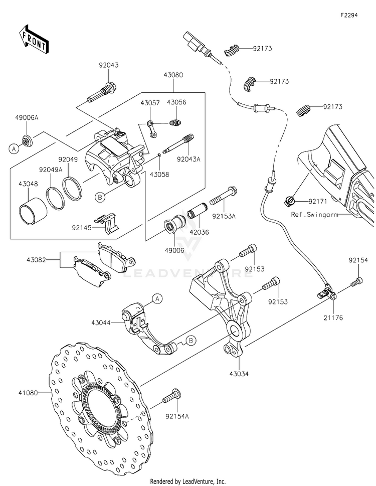 Rear Brake Schematic