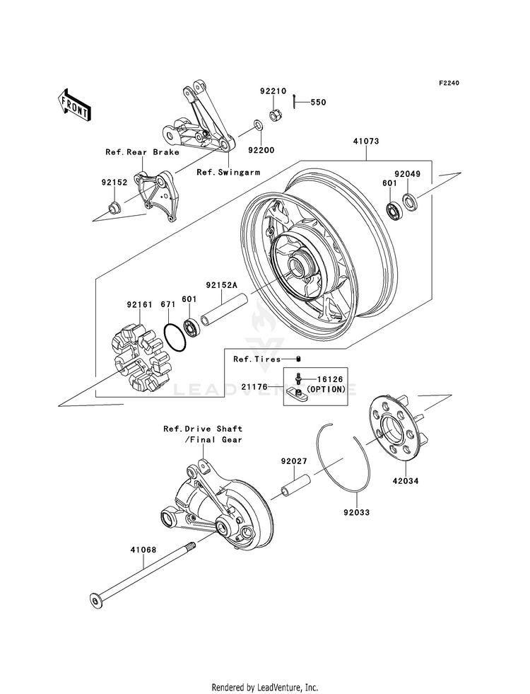 Rear Wheel/Chain Schematic
