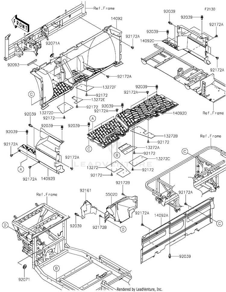 Frame Fittings(Front) Schematic
