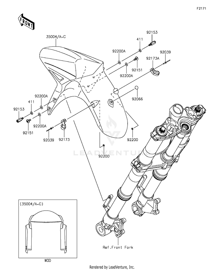 Front Fender(S) Schematic