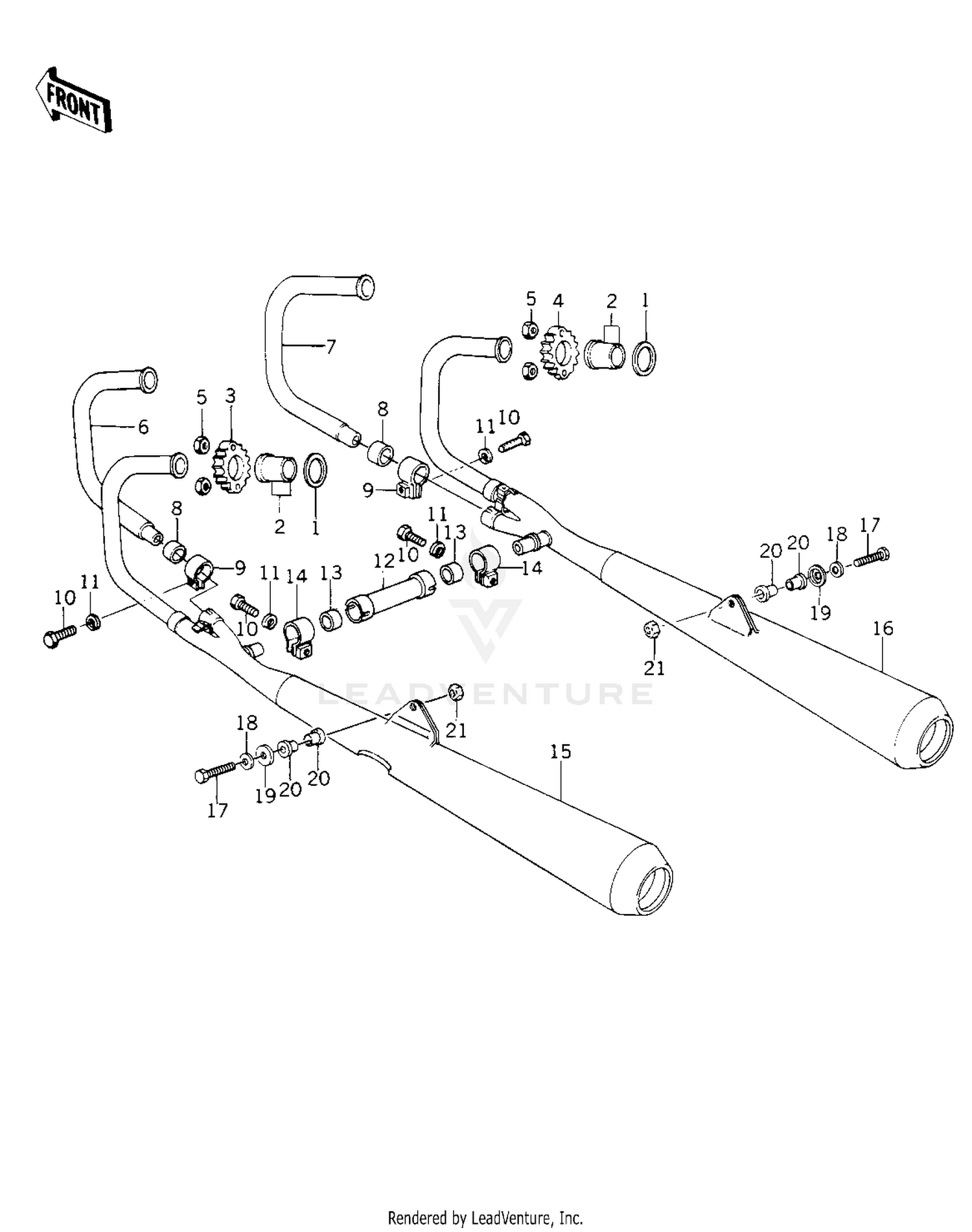 MUFFLERS ('78 C1/C1A)