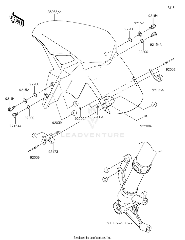 Front Fender(S) Schematic