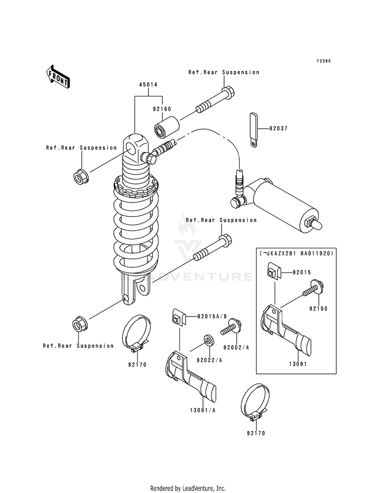 Shock Absorber(S) Schematic