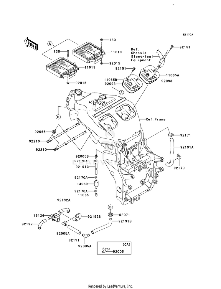 Air Cleaner (B3/B4) Schematic