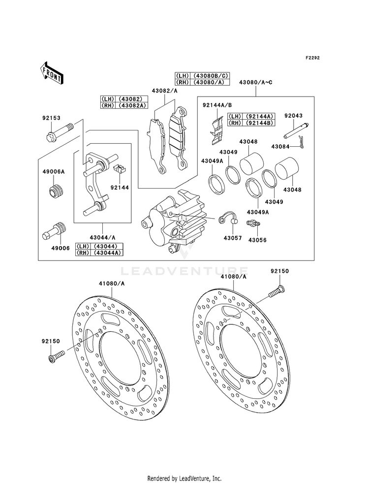Front Brake Schematic