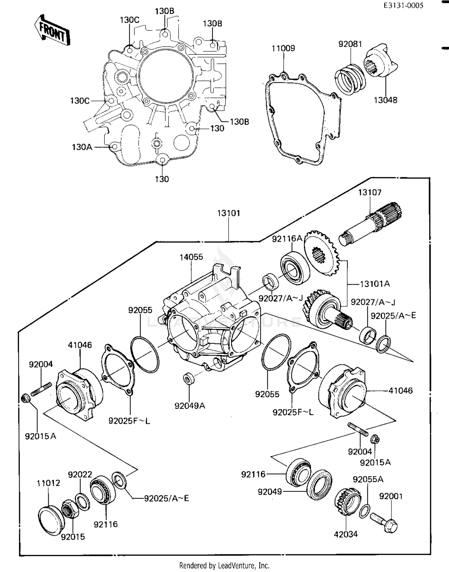 FRONT BEVEL GEARS
