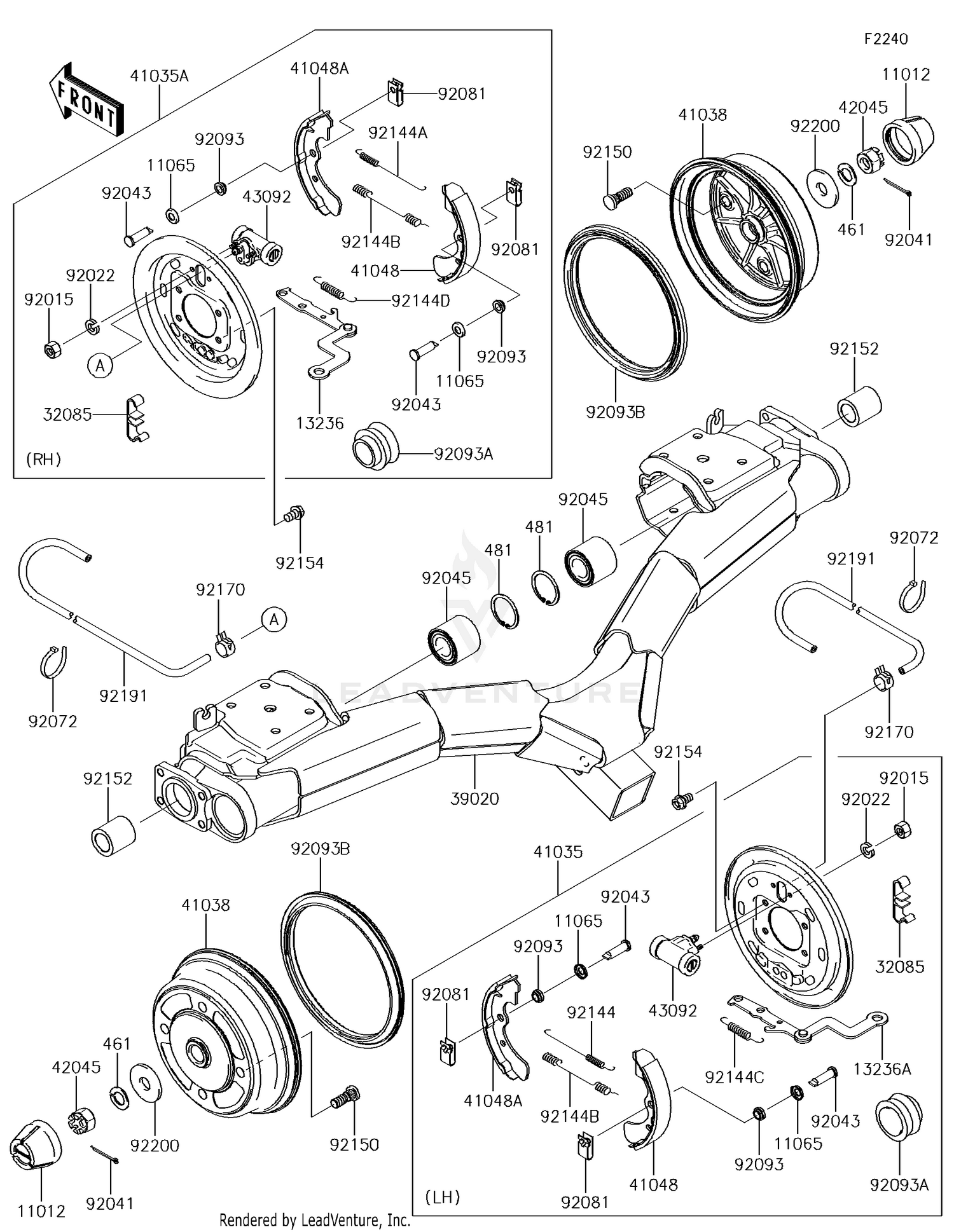 Rear Hubs/Brakes