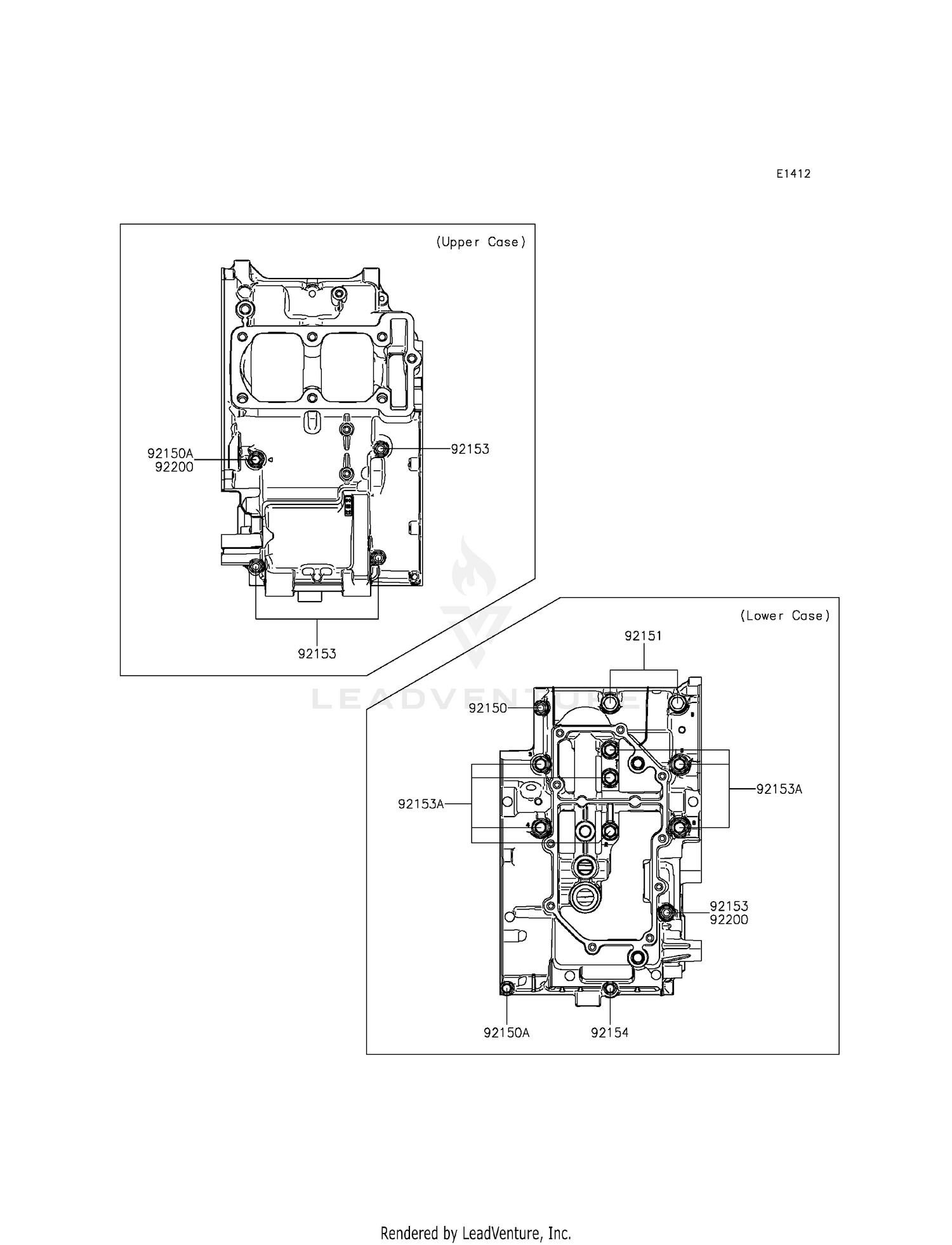 CRANKCASE BOLT PATTERN