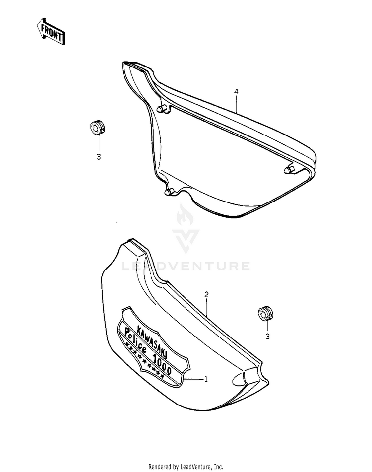 Side Covers ('78 C1/C1a) Schematic