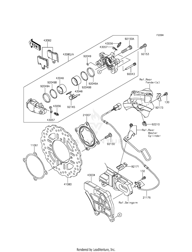 Rear Brake Schematic