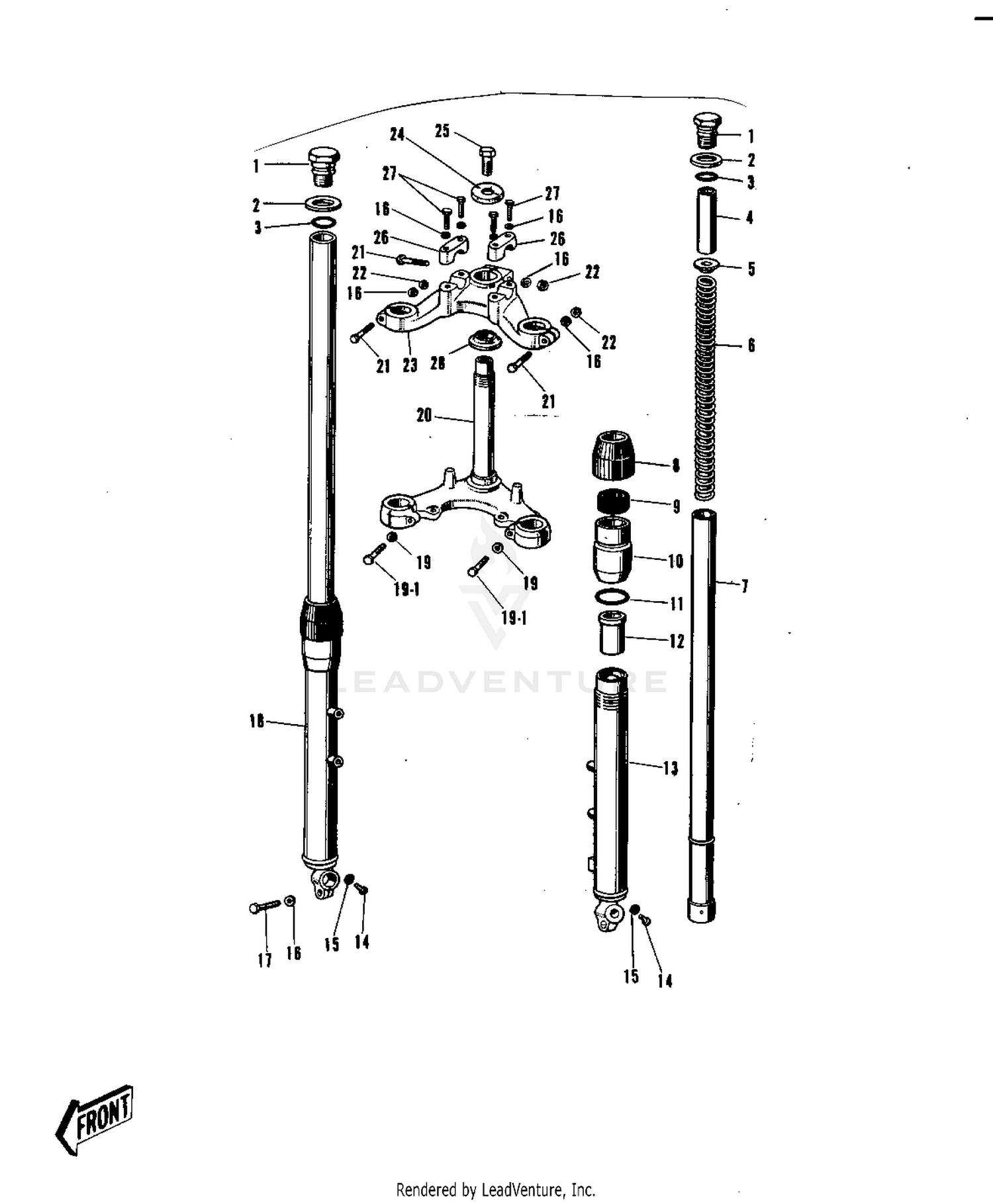 FRONT FORK (G31M)