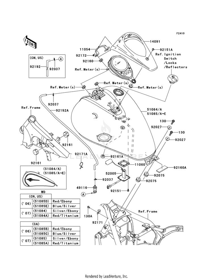 Fuel Tank (D6f/D7f) Schematic