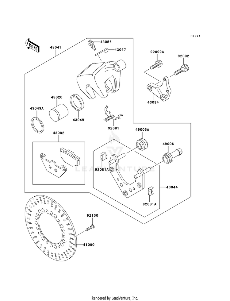 Rear Brake Schematic