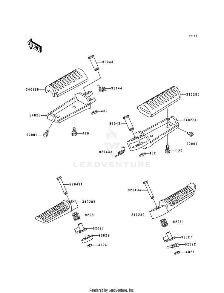 Footrests Schematic