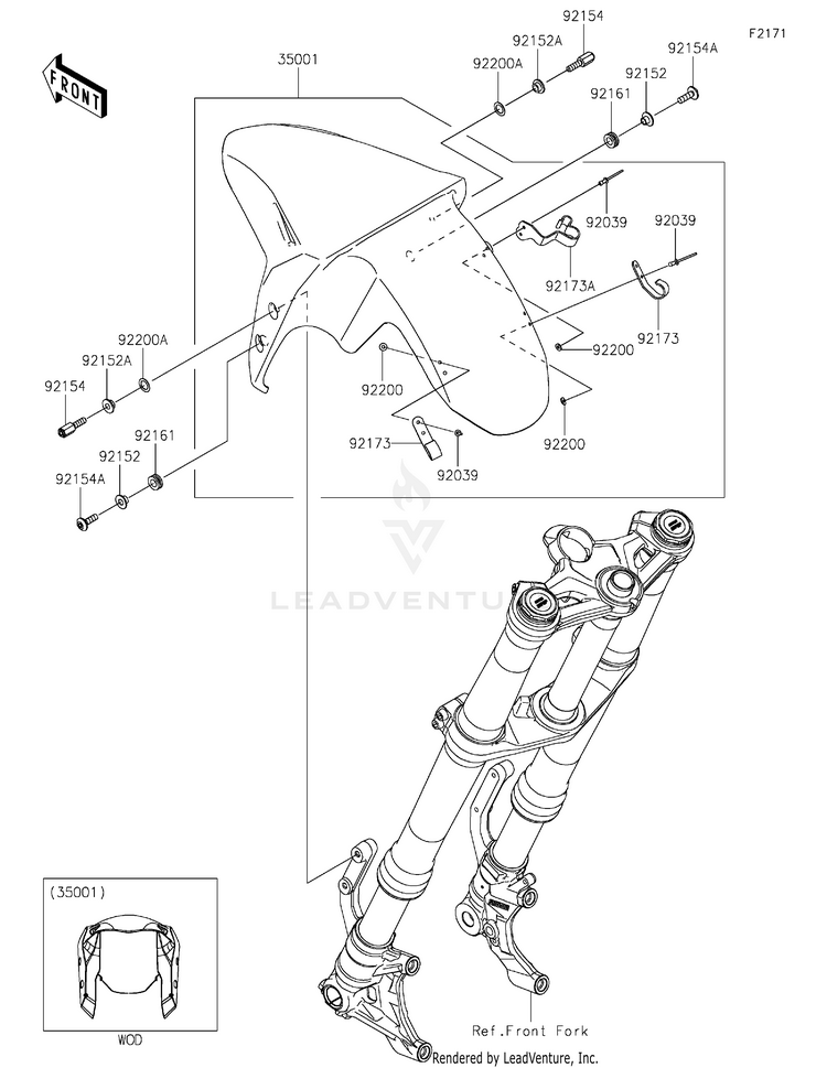 Front Fender(S) Schematic