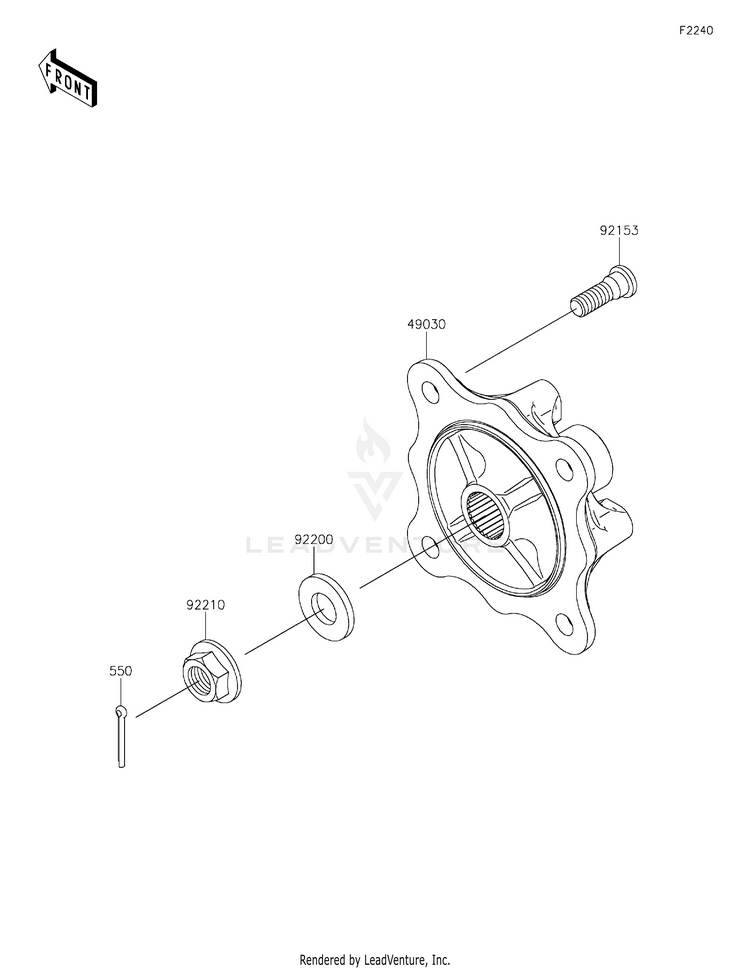 Rear Hubs/Brakes Schematic