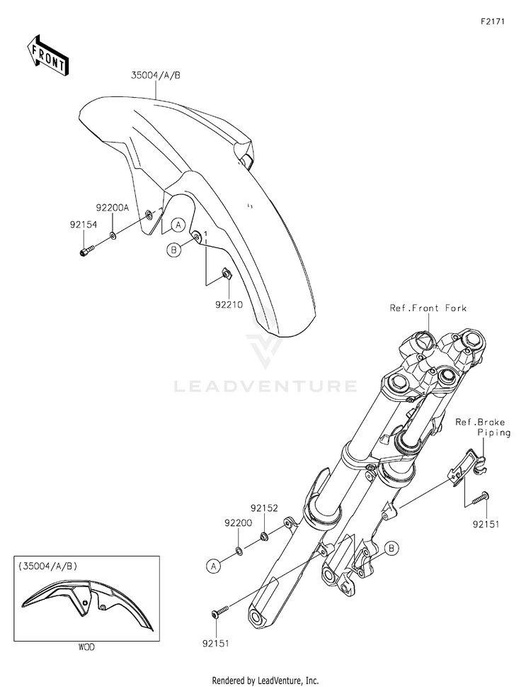 Front Fender(S) Schematic