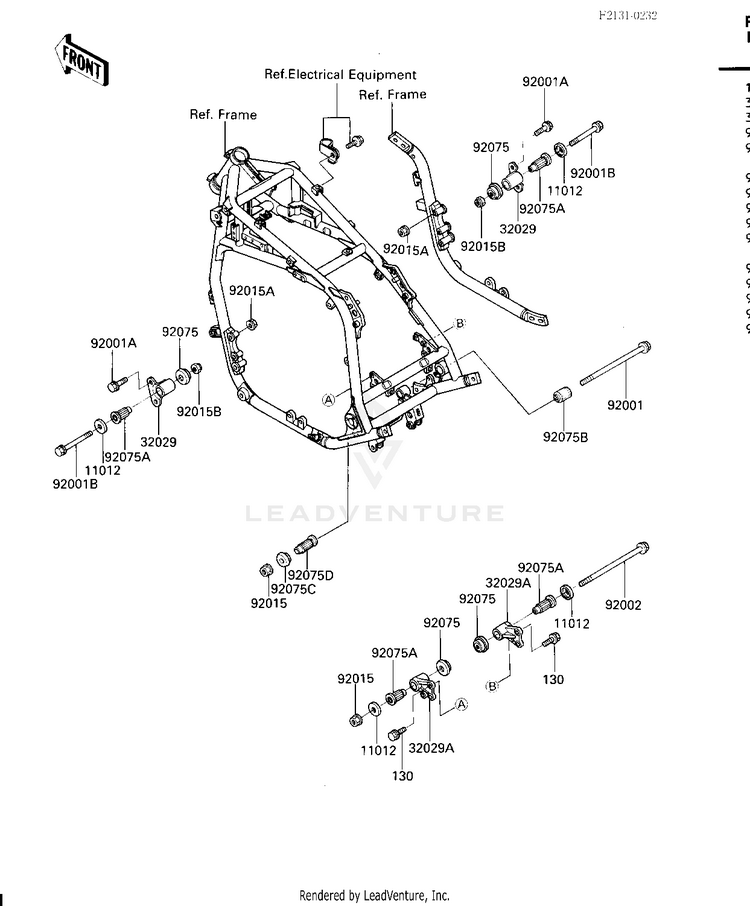 Frame Fittings Schematic